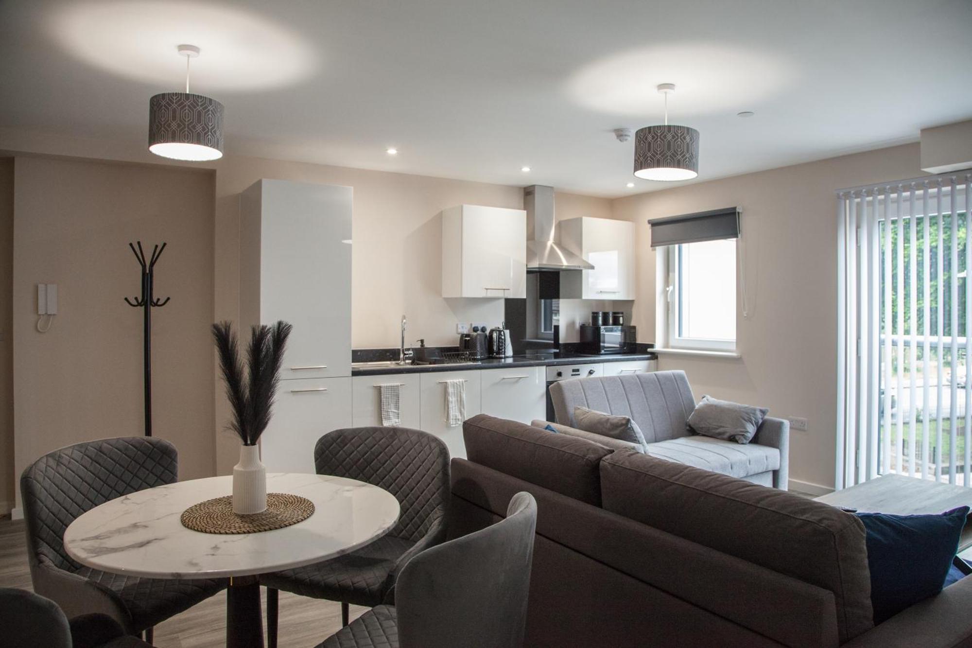 Modern 2Bd Apartment In Manchester City Экстерьер фото