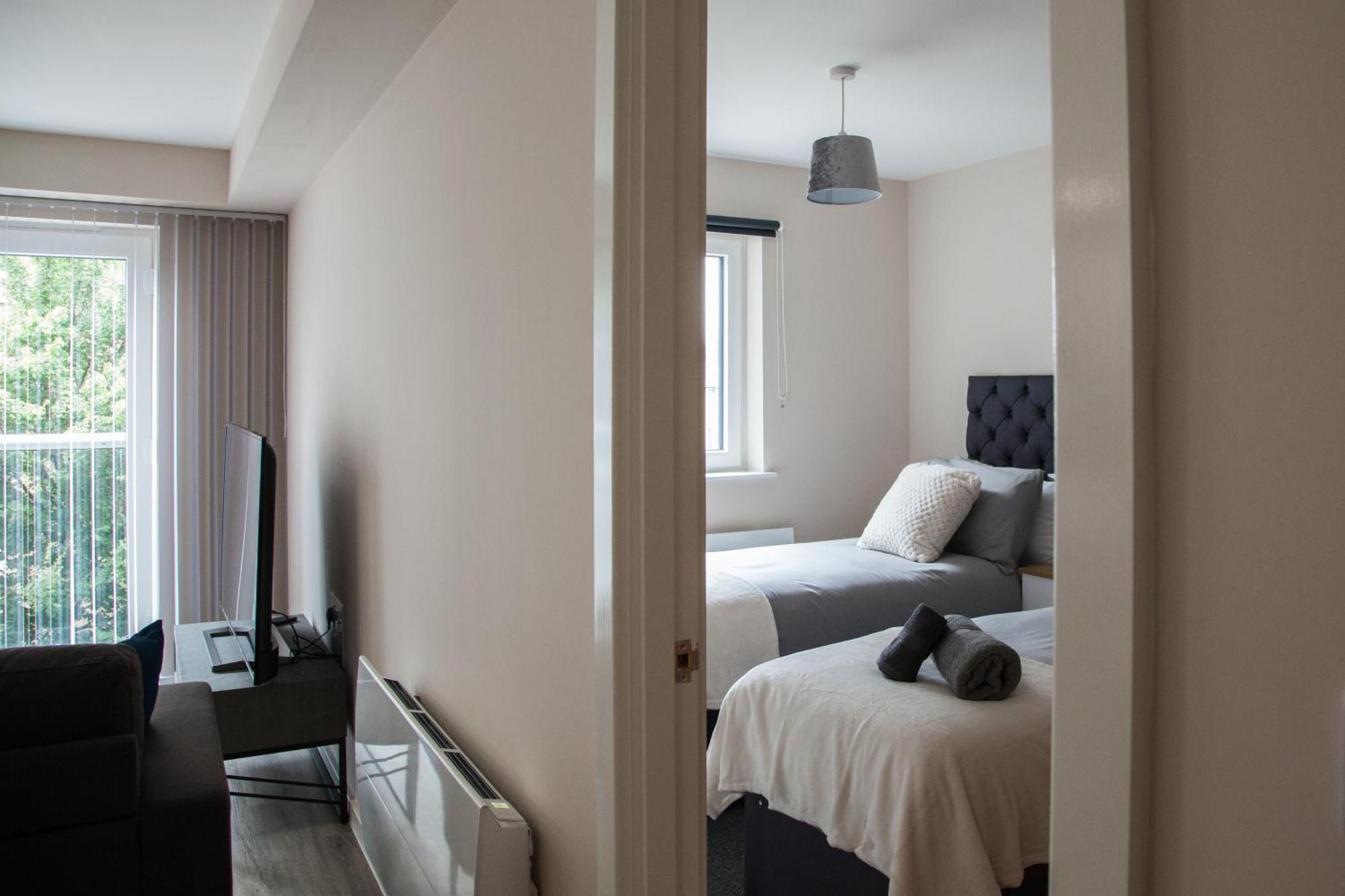 Modern 2Bd Apartment In Manchester City Экстерьер фото
