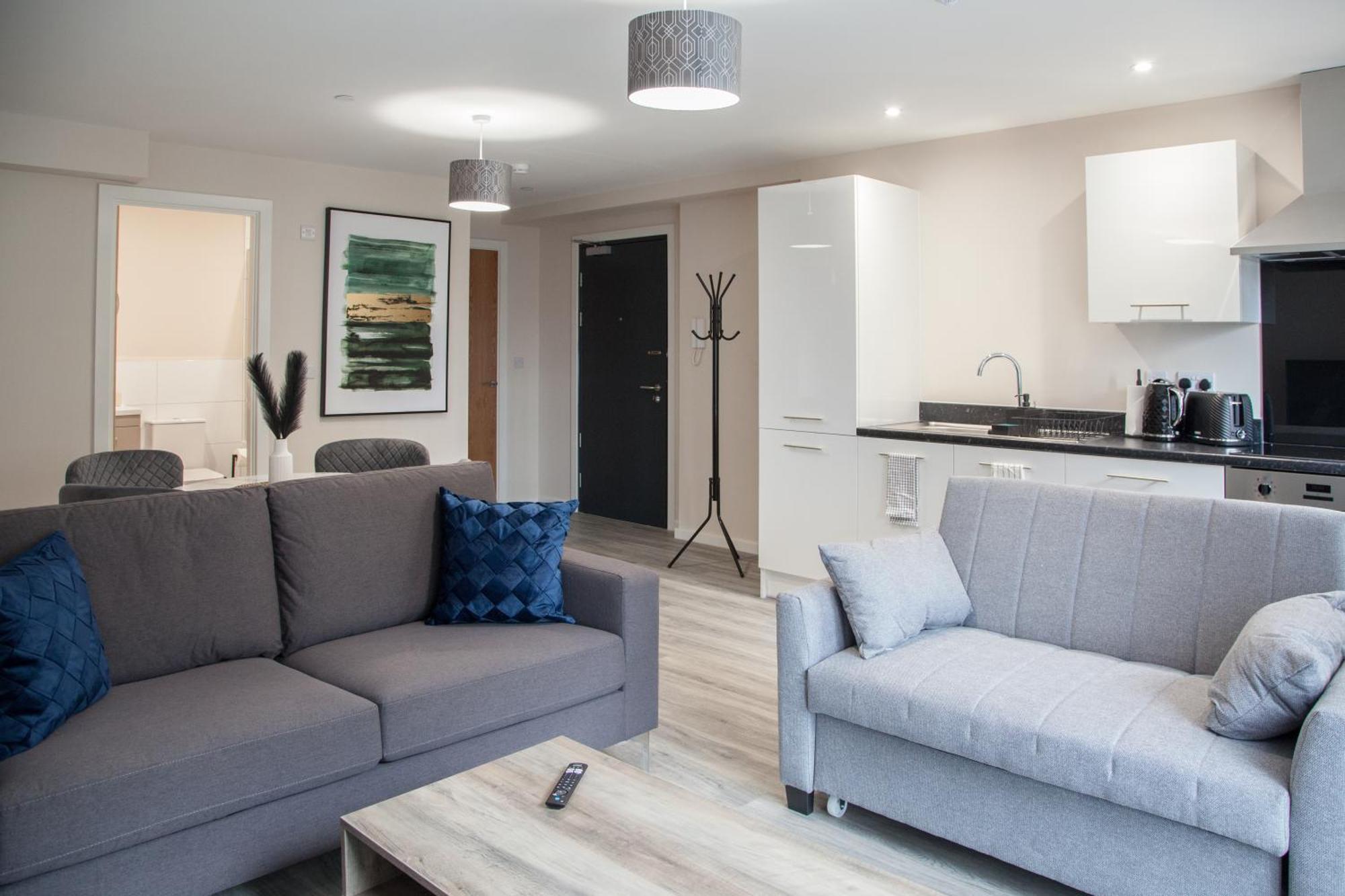 Modern 2Bd Apartment In Manchester City Экстерьер фото