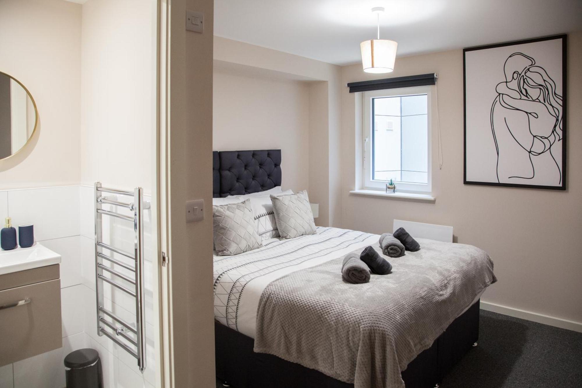 Modern 2Bd Apartment In Manchester City Экстерьер фото