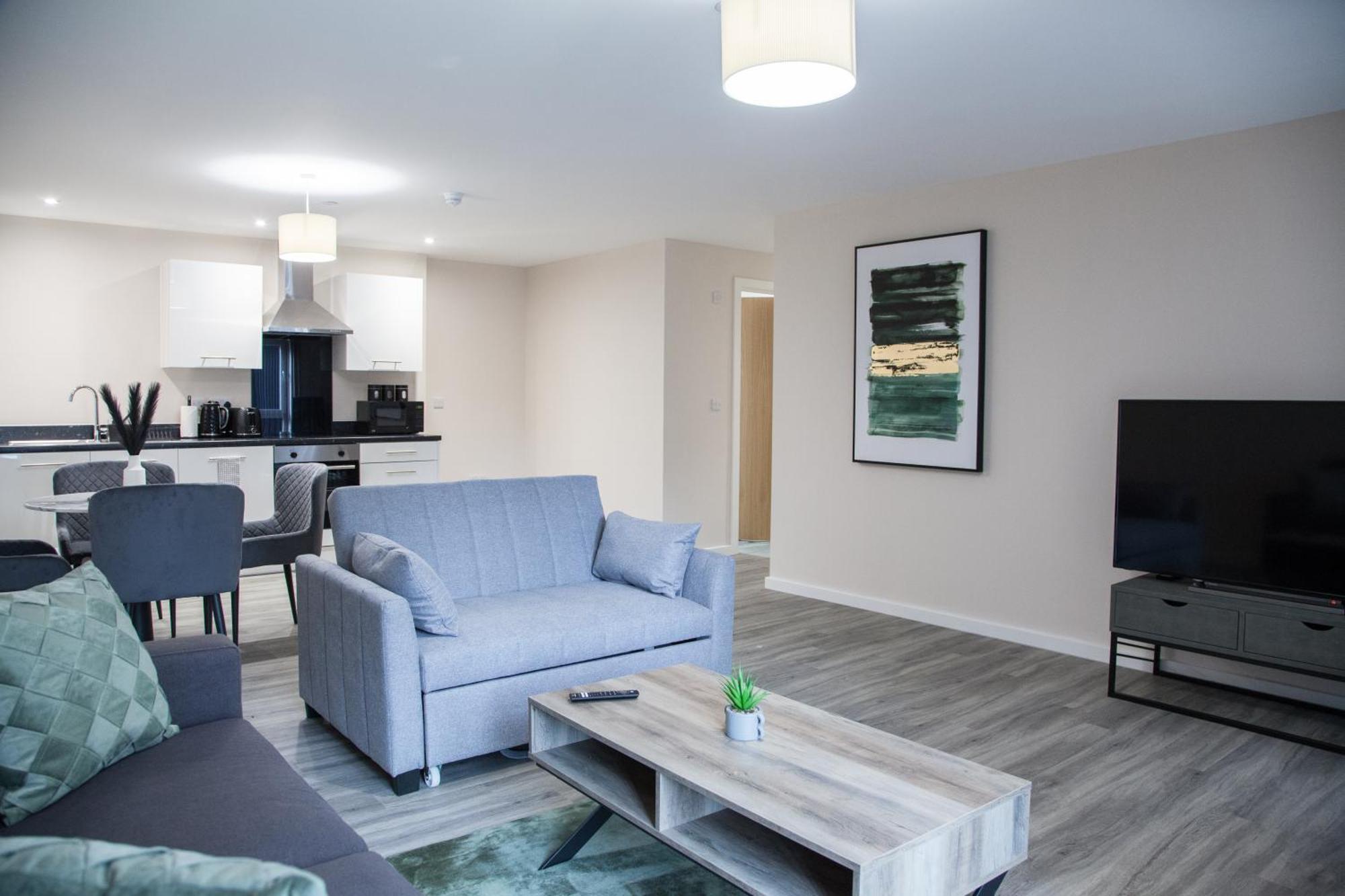 Modern 2Bd Apartment In Manchester City Экстерьер фото